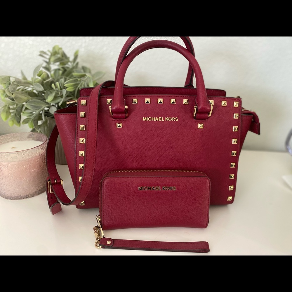 Michael Kors Purse and Wallet Combo